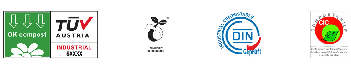 loghi imballaggi compostabili