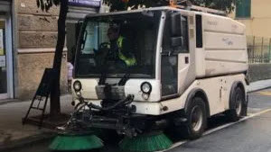 spazzamento meccanizzato amiu